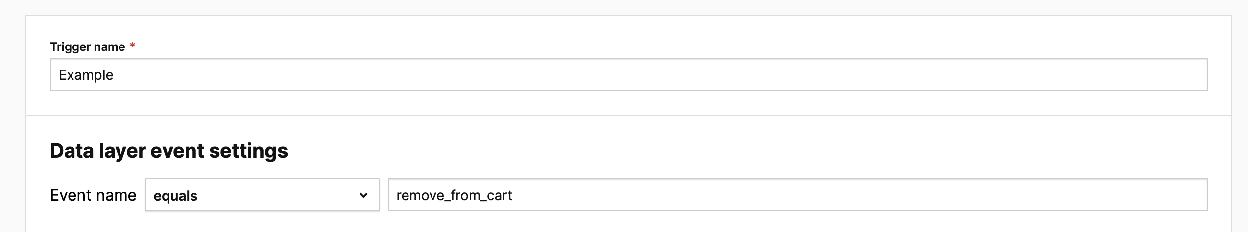 Ecommerce remove-from-cart tag in Piwik PRO